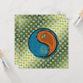 Pisces & Wood Dragon Karte (Vorderseite/Rückseite Beispiel)