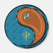 Pisces & Wood Monkey Magnet (Vorne)