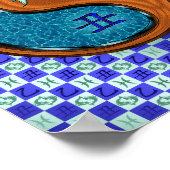 Pisces & Wood Ox Poster (Ecke)