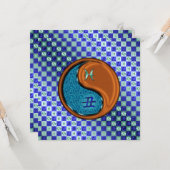 Pisces & Wood Rat Karte (Vorderseite/Rückseite Beispiel)