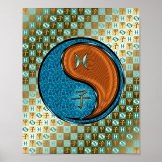 Pisces & Wood Rat Poster