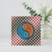Pisces & Wood Tiger Karte (Stehend Vorderseite)
