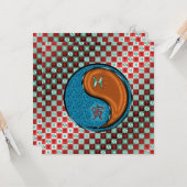Pisces & Wood Tiger Karte (Vorderseite/Rückseite Beispiel)