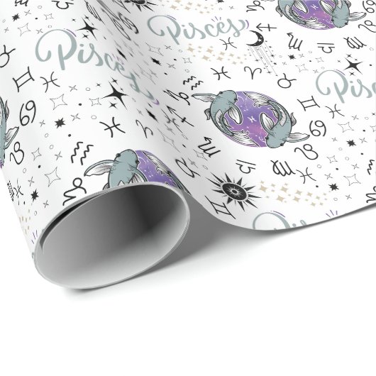 Pisces Wrapping Paper Geschenkpapier (Rolleneckpunkt)