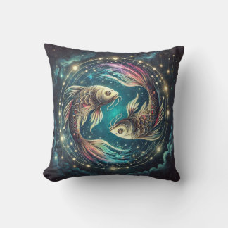 Pisces Zodiac Art Kissen
