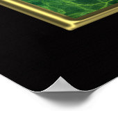 Pisces Zodiac Astrologie Design Poster (Ecke)