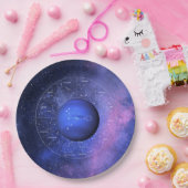 Pisces Zodiac Astrologisches Schild Planet Neptun Pappteller (Party)