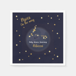 Pisces zodiac Baby Dusche Serviette