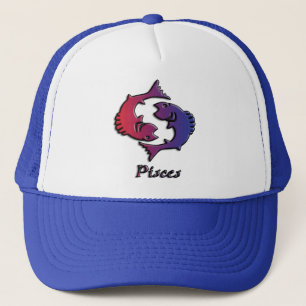 Pisces Zodiac Birth Sign Lila Astrologie  Truckerkappe
