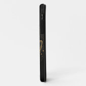 Pisces zodiac Black and gold Case-Mate iPhone Fall Hülle (Hinten/Links)