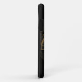 Pisces zodiac Black and gold Case-Mate iPhone Fall Hülle (Hinten/Rechts)