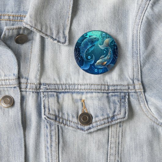 Pisces Zodiac Button (Beispiel)