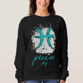 Pisces Zodiac By Berts Sweatshirt (Vorderseite)
