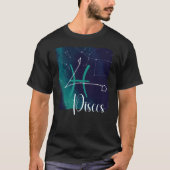 Pisces Zodiac Constellation T-Shirt (Vorderseite)