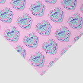 Pisces Zodiac Coquette Herz Geburtstagskuchen Seidenpapier (Ausschnitt)