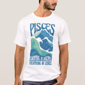 Pisces Zodiac Dream Ocean Tee (Vorderseite)