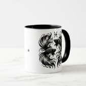 Pisces Zodiac Fish Astrology Gift Tasse (VorderseiteRechts)