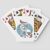 Pisces Zodiac Fish Horoscope Spielkarten (Rückseite)