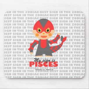 Pisces Zodiac für Kinder Mousepad
