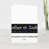 PISCES - ZODIAC GREETCARD KARTE (Rückseite)
