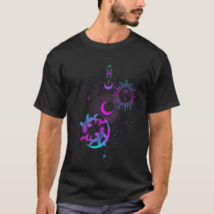 Pisces Zodiac Horoskop Astrologie Schild Sakrale S T-Shirt