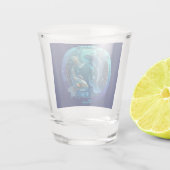 Pisces Zodiac individuell anpassbar Schnapsglas (Rückseite)