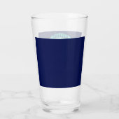 Pisces Zodiac individuell anpassbares Bier Glas (Rückseite)