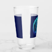 Pisces Zodiac individuell anpassbares Bier Glas (Rechts)