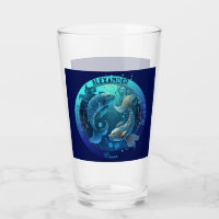 Pisces Zodiac individuell anpassbares Bier