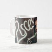 Pisces Zodiac Musician Piano Kaffeetasse (Vorderseite Links)