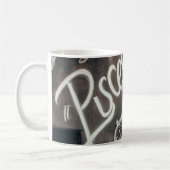 Pisces Zodiac Musician Piano Kaffeetasse (Links)