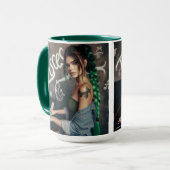 Pisces Zodiac Musician Piano Tasse (Vorderseite Links)