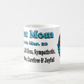 Pisces Zodiac Muttertagskaffee Tasse (Mittel)