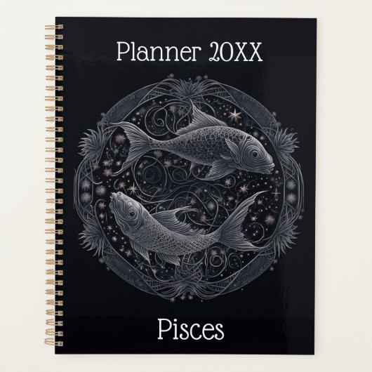 Pisces Zodiac Planner Planer (Vorderseite)