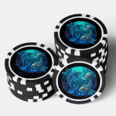 Pisces Zodiac Poker Chips Astrologie Casino (Stapel)