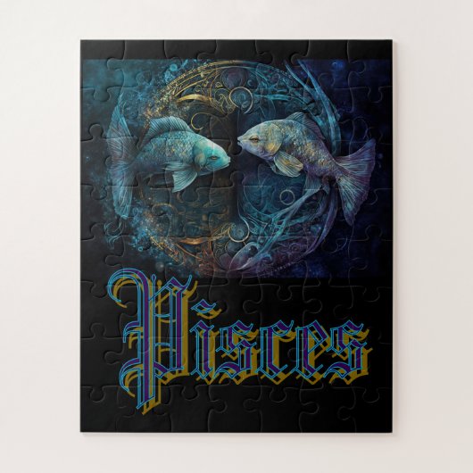 Pisces Zodiac Puzzle (Vertikal)
