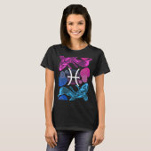 Pisces Zodiac Sign Astrologie 1 T-Shirt (Vorne ganz)