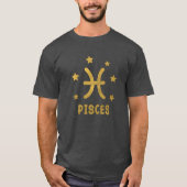 Pisces Zodiac Sign Astrologie T - Shirt (Vorderseite)