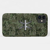 Pisces Zodiac Sign auf Woodland Camouflage Case-Mate iPhone Hülle (Rückseite (Horizontal))