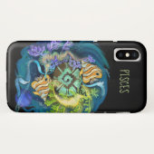 Pisces Zodiac Sign Case-Mate iPhone Hülle (Rückseite (Horizontal))