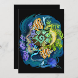 Pisces Zodiac Sign Einladung
