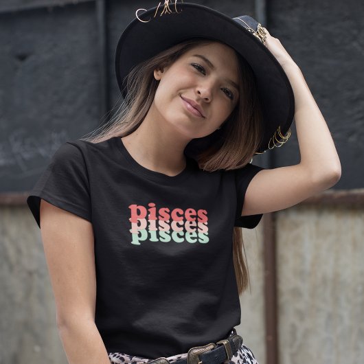 Pisces Zodiac Sign | Farbe des hellgrünen Powers T-Shirt