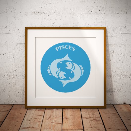 Pisces, Zodiac Sign, Horoscope, Astrology Poster