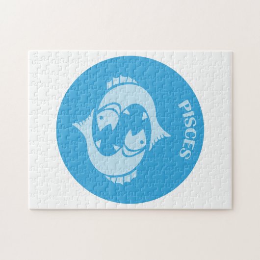 Pisces, Zodiac Sign, Horoscope, Astrology Puzzle (Horizontal)