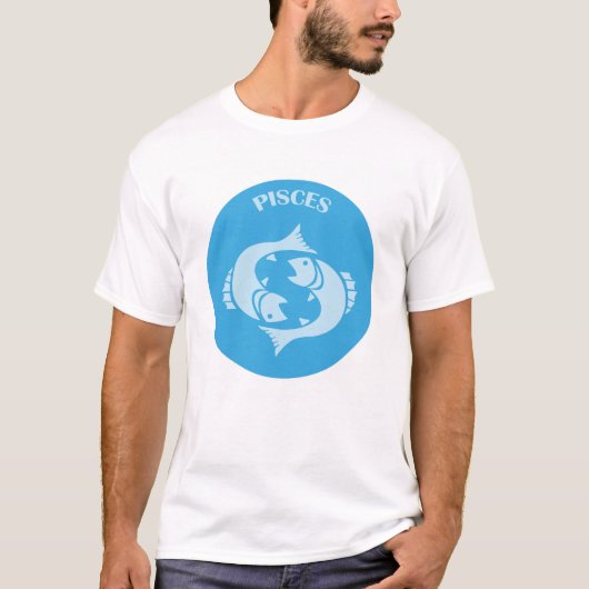 Pisces, Zodiac Sign, Horoscope, Astrology T-Shirt (Vorderseite)