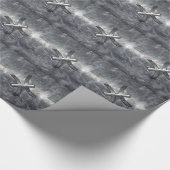 Pisces Zodiac Sign im Grunge-Stil Geschenkpapier (Ecke)