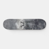 Pisces Zodiac Sign im Grunge-Stil Skateboard (Horizontal)