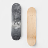 Pisces Zodiac Sign im Grunge-Stil Skateboard (Vorderseite)
