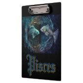 Pisces Zodiac Sign Klemmbrett (Links)