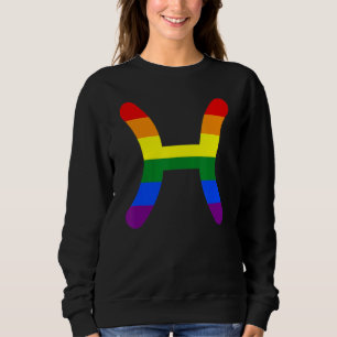 Pisces Zodiac Sign Lgbt Sweatshirt
